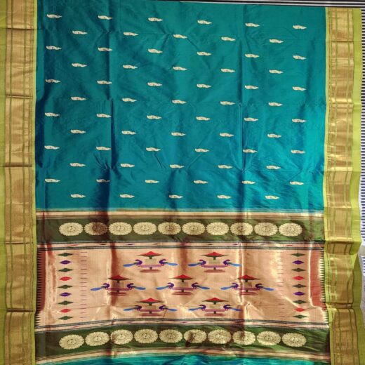 Blue Paithani Saree