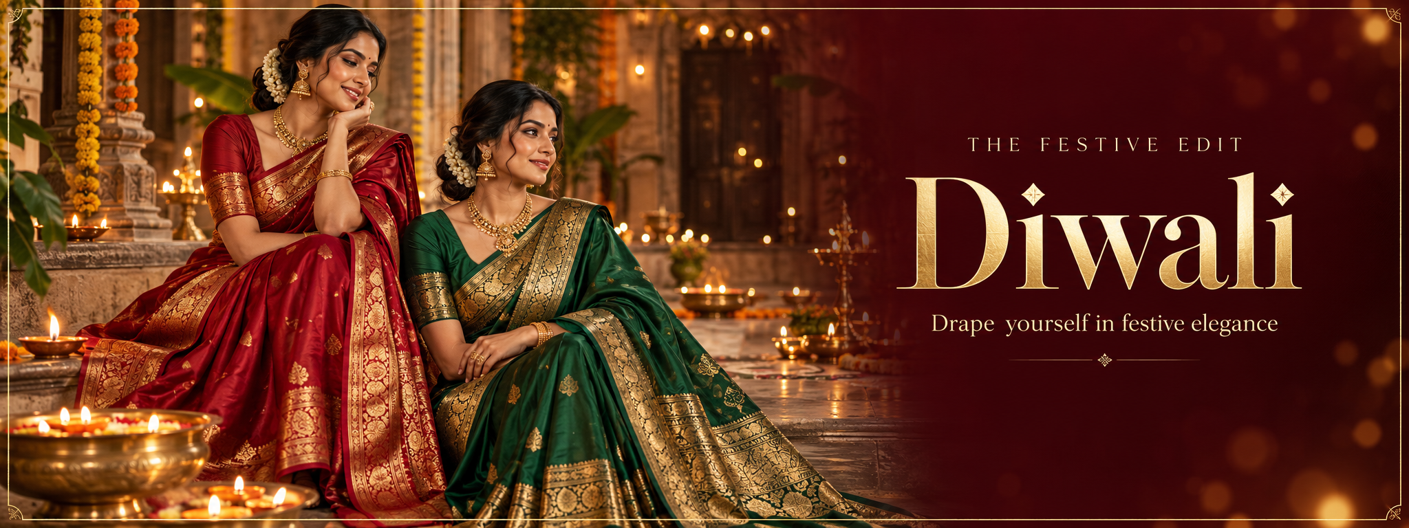 Diwali Silk Saree Elegance